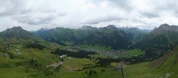 Archiv Foto Webcam Lech-Zürs: Kriegerhorn Panoramablick 11:00