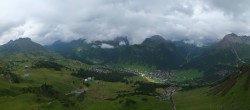 Archiv Foto Webcam Lech-Zürs: Kriegerhorn Panoramablick 17:00