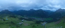 Archiv Foto Webcam Lech-Zürs: Kriegerhorn Panoramablick 19:00