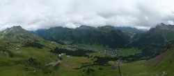Archiv Foto Webcam Lech-Zürs: Kriegerhorn Panoramablick 13:00