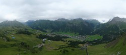 Archiv Foto Webcam Lech-Zürs: Kriegerhorn Panoramablick 15:00