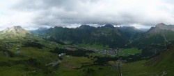 Archiv Foto Webcam Lech-Zürs: Kriegerhorn Panoramablick 17:00