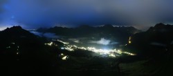 Archiv Foto Webcam Lech-Zürs: Kriegerhorn Panoramablick 03:00