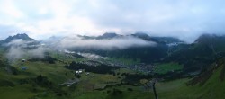 Archiv Foto Webcam Lech-Zürs: Kriegerhorn Panoramablick 05:00
