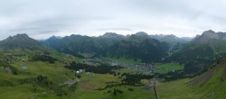 Archiv Foto Webcam Lech-Zürs: Kriegerhorn Panoramablick 07:00