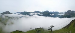 Archiv Foto Webcam Lech-Zürs: Kriegerhorn Panoramablick 09:00