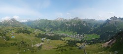 Archiv Foto Webcam Lech-Zürs: Kriegerhorn Panoramablick 15:00