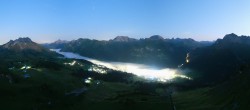 Archiv Foto Webcam Lech-Zürs: Kriegerhorn Panoramablick 01:00