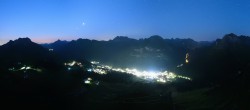 Archiv Foto Webcam Lech-Zürs: Kriegerhorn Panoramablick 03:00