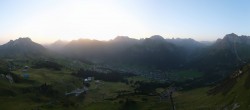 Archiv Foto Webcam Lech-Zürs: Kriegerhorn Panoramablick 05:00