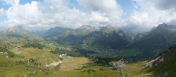 Archiv Foto Webcam Lech-Zürs: Kriegerhorn Panoramablick 15:00