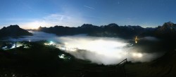 Archiv Foto Webcam Lech-Zürs: Kriegerhorn Panoramablick 19:00