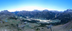 Archiv Foto Webcam Lech-Zürs: Kriegerhorn Panoramablick 05:00