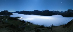 Archived image Webcam View from Kriegerhorn 22:00