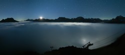 Archived image Webcam View from Kriegerhorn 01:00