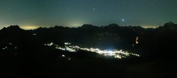 Archiv Foto Webcam Lech-Zürs: Kriegerhorn Panoramablick 01:00