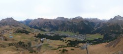 Archiv Foto Webcam Lech-Zürs: Kriegerhorn Panoramablick 09:00