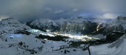 Archiv Foto Webcam Lech-Zürs: Kriegerhorn Panoramablick 05:00