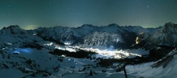 Archiv Foto Webcam Lech-Zürs: Kriegerhorn Panoramablick 01:00