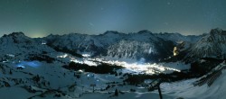 Archiv Foto Webcam Lech-Zürs: Kriegerhorn Panoramablick 03:00