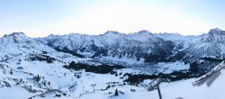 Archiv Foto Webcam Lech-Zürs: Kriegerhorn Panoramablick 06:00