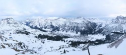 Archiv Foto Webcam Lech-Zürs: Kriegerhorn Panoramablick 15:00