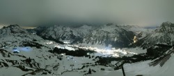Archiv Foto Webcam Lech-Zürs: Kriegerhorn Panoramablick 01:00