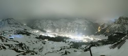 Archiv Foto Webcam Lech-Zürs: Kriegerhorn Panoramablick 03:00