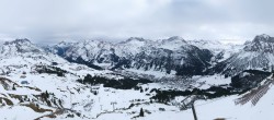 Archiv Foto Webcam Lech-Zürs: Kriegerhorn Panoramablick 09:00