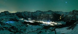 Archiv Foto Webcam Lech-Zürs: Kriegerhorn Panoramablick 01:00
