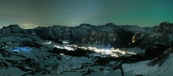 Archiv Foto Webcam Lech-Zürs: Kriegerhorn Panoramablick 03:00