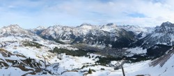 Archiv Foto Webcam Lech-Zürs: Kriegerhorn Panoramablick 13:00