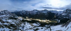 Archiv Foto Webcam Lech-Zürs: Kriegerhorn Panoramablick 17:00