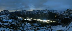 Archiv Foto Webcam Lech-Zürs: Kriegerhorn Panoramablick 01:00