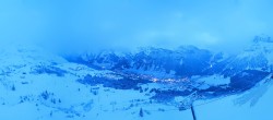 Archiv Foto Webcam Lech-Zürs: Kriegerhorn Panoramablick 05:00