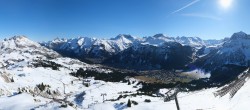 Archiv Foto Webcam Lech-Zürs: Kriegerhorn Panoramablick 09:00
