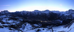 Archiv Foto Webcam Lech-Zürs: Kriegerhorn Panoramablick 05:00