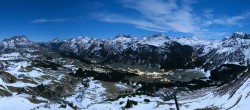 Archiv Foto Webcam Lech-Zürs: Kriegerhorn Panoramablick 23:00