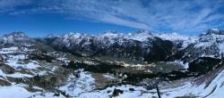 Archiv Foto Webcam Lech-Zürs: Kriegerhorn Panoramablick 01:00
