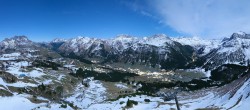 Archiv Foto Webcam Lech-Zürs: Kriegerhorn Panoramablick 03:00
