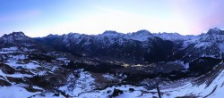 Archiv Foto Webcam Lech-Zürs: Kriegerhorn Panoramablick 05:00