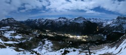 Archiv Foto Webcam Lech-Zürs: Kriegerhorn Panoramablick 01:00
