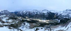 Archiv Foto Webcam Lech-Zürs: Kriegerhorn Panoramablick 04:00