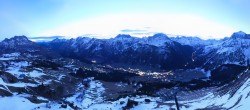Archiv Foto Webcam Lech-Zürs: Kriegerhorn Panoramablick 05:00