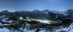 Archiv Foto Webcam Lech-Zürs: Kriegerhorn Panoramablick 04:00