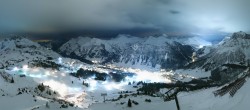Archiv Foto Webcam Lech-Zürs: Kriegerhorn Panoramablick 01:00