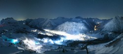 Archiv Foto Webcam Lech-Zürs: Kriegerhorn Panoramablick 02:00