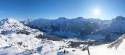 Archiv Foto Webcam Lech-Zürs: Kriegerhorn Panoramablick 08:00