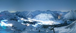 Archiv Foto Webcam Lech-Zürs: Kriegerhorn Panoramablick 03:00