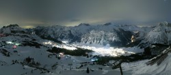 Archiv Foto Webcam Lech-Zürs: Kriegerhorn Panoramablick 23:00